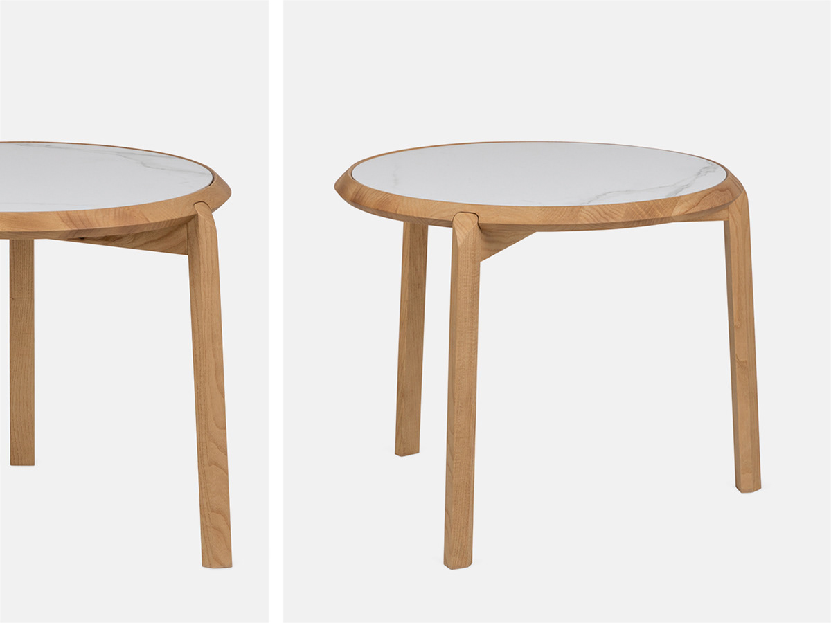 coffee table furniture gud Heal's Notch oak porcelain product design  side table studio gud