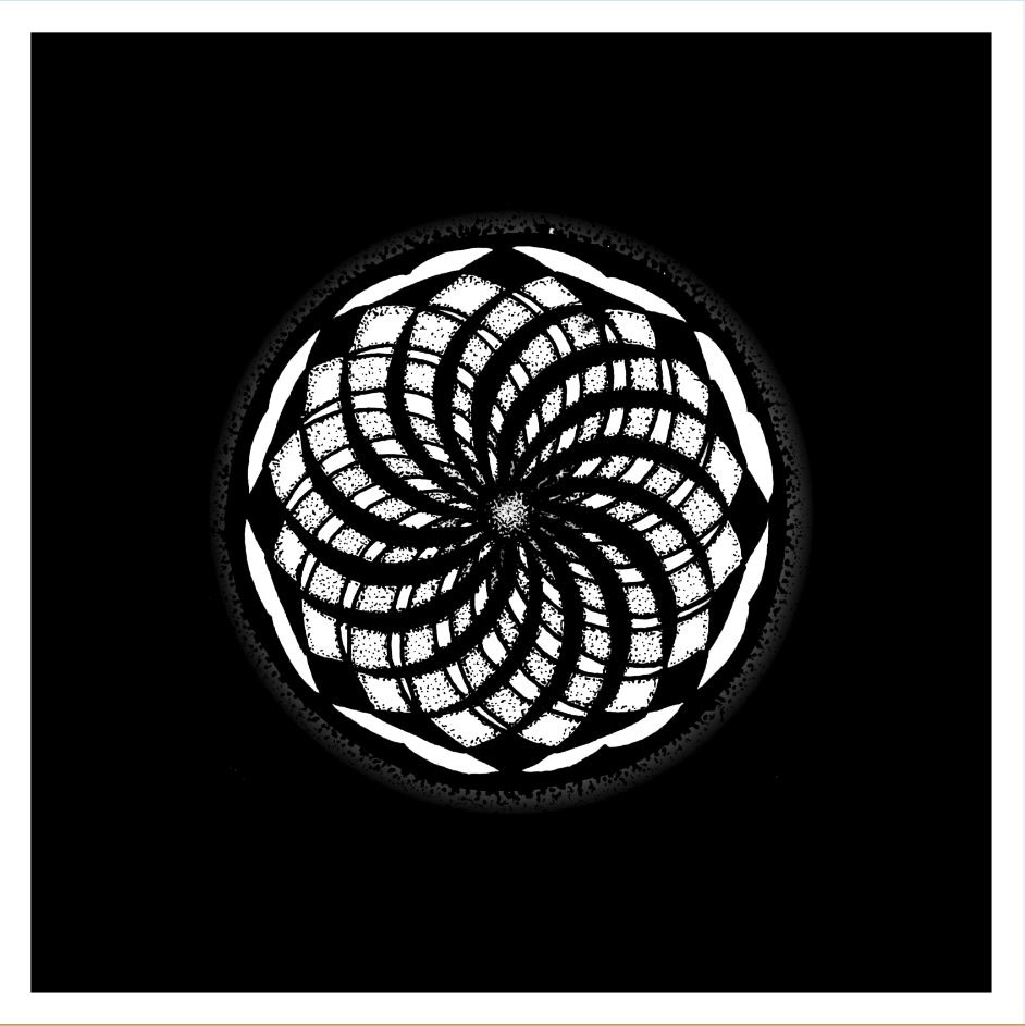Mandala Mandalas black red White circle indu geometric