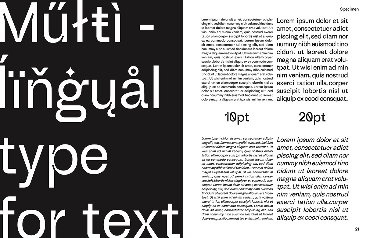 Diamond Grotesk Typeface  Type & Editorial Specimen on Behance