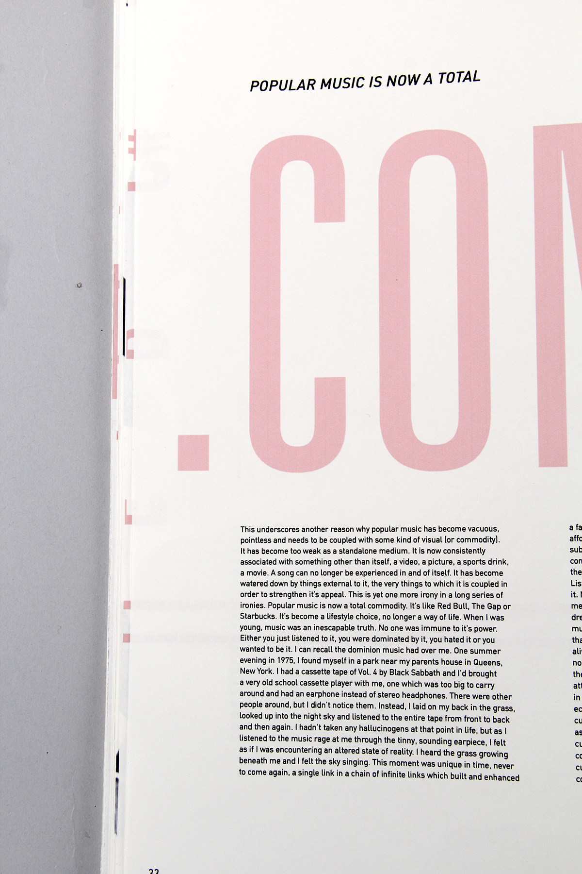 istd type publication printed product periodical design sinead foley