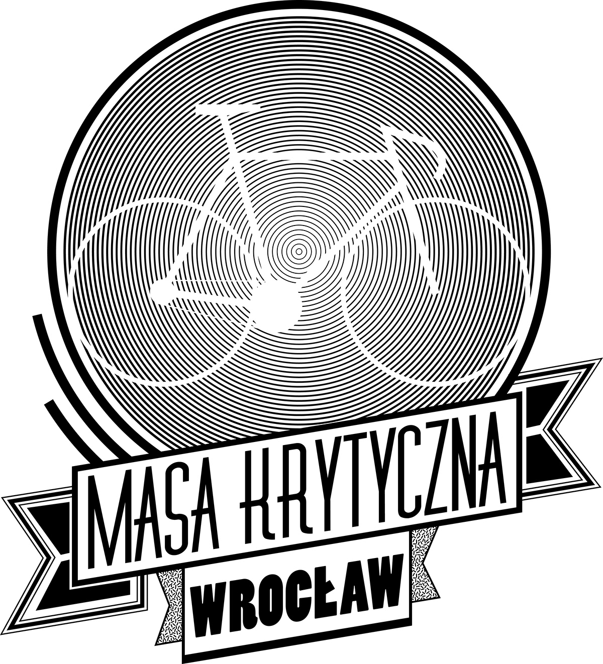 Critical Mass wroclaw tshirt logo