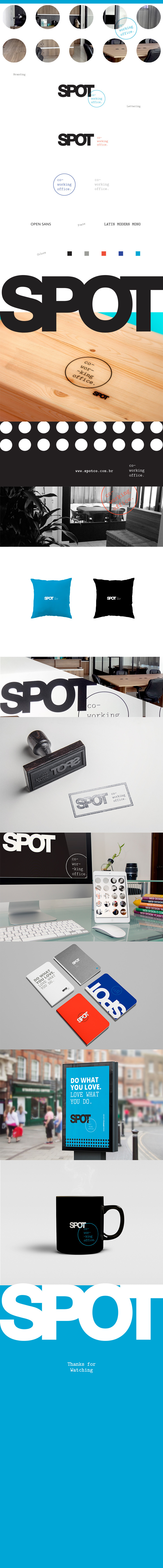 brand logo Spot clean simple coworking Office