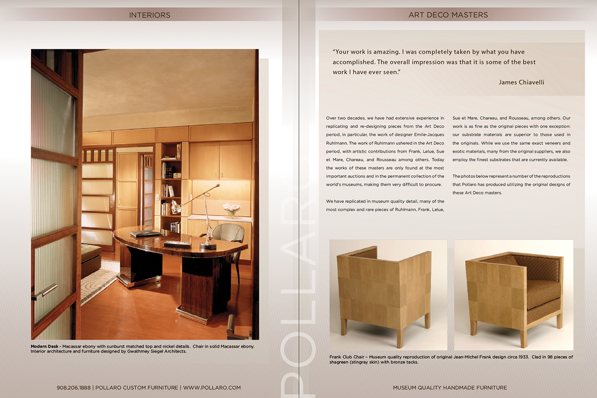 Adobe Portfolio pollaro furniture