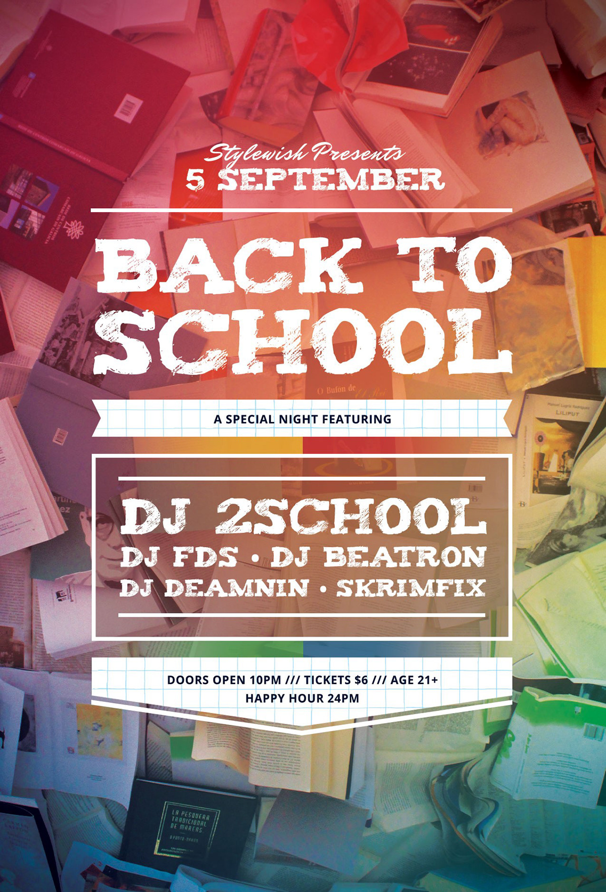 BACK 2 SCHOOL back to school back to school party classroom college flyer flyer template graphic design  Poster Design school flyer