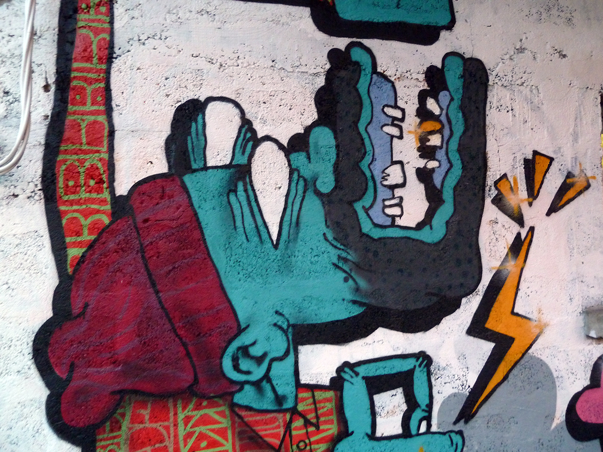 art  Graffiti  walls paint bombing monsters dirty