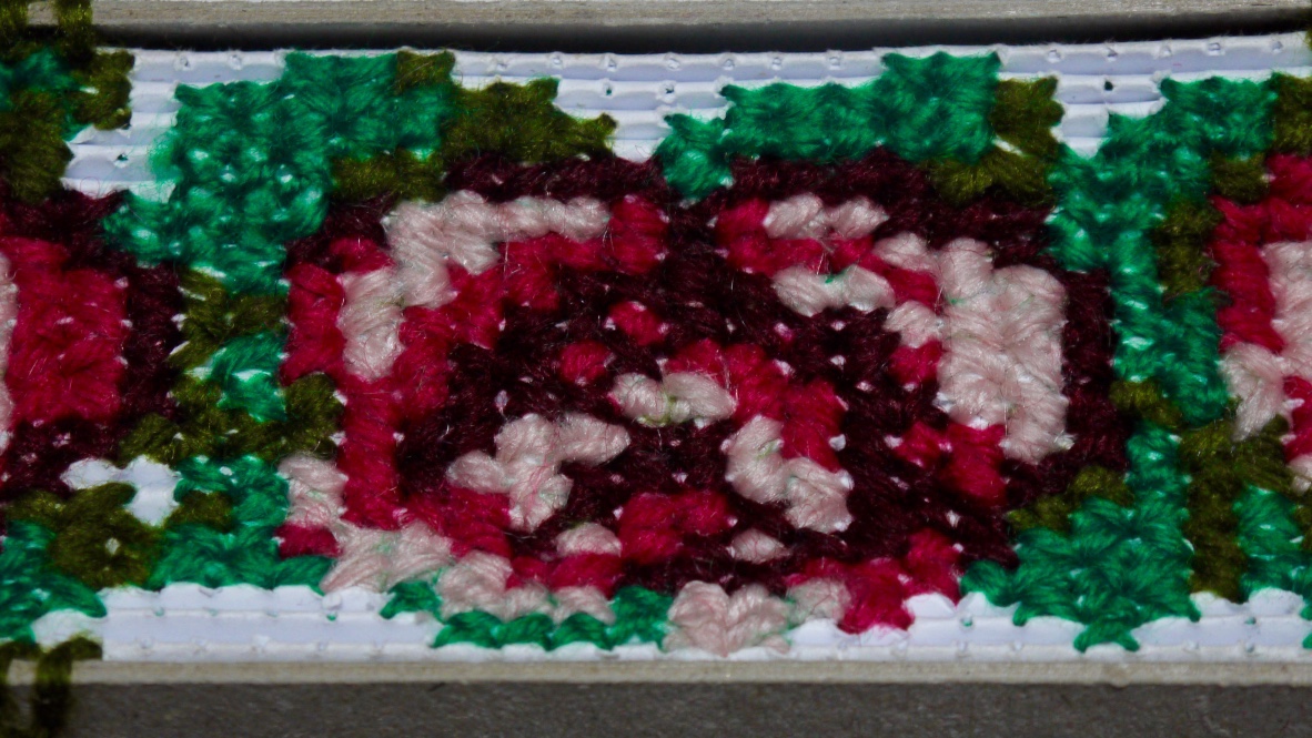 Roses Bookbinding cross stitch