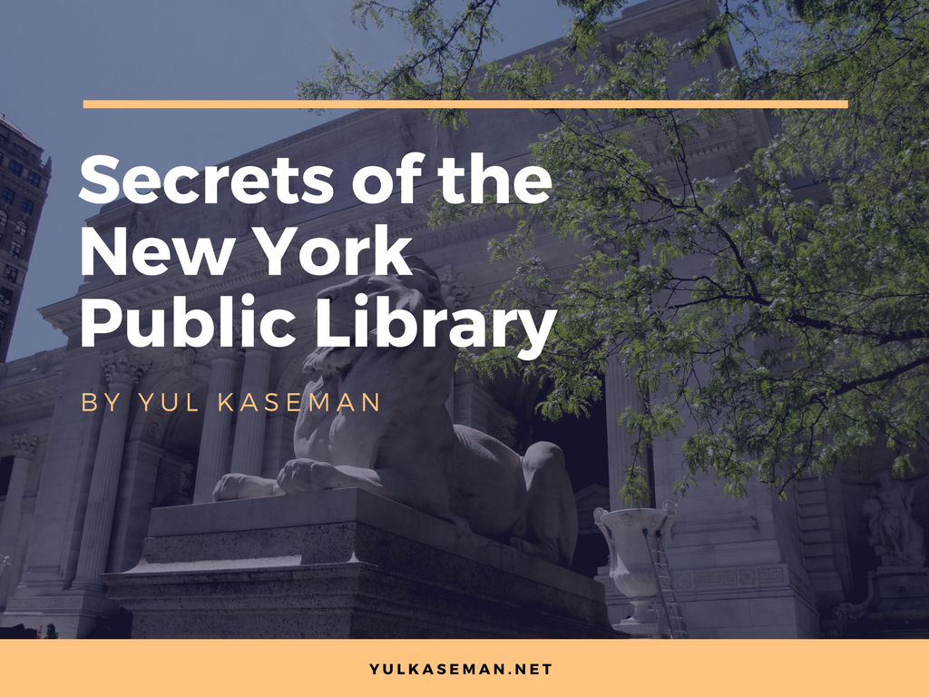 Yul Kaseman New York library Reading books new york city NYPL architecture building