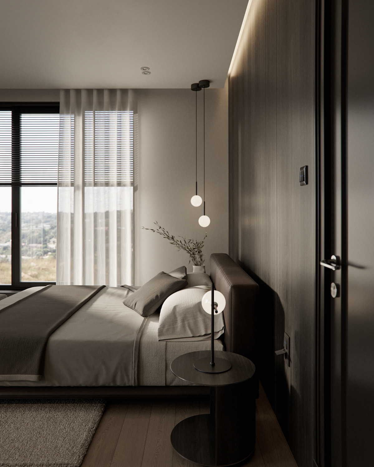 interior design  corona render  3dsmax bedroom CGI Render modern photoshop Digital Art  bathroom