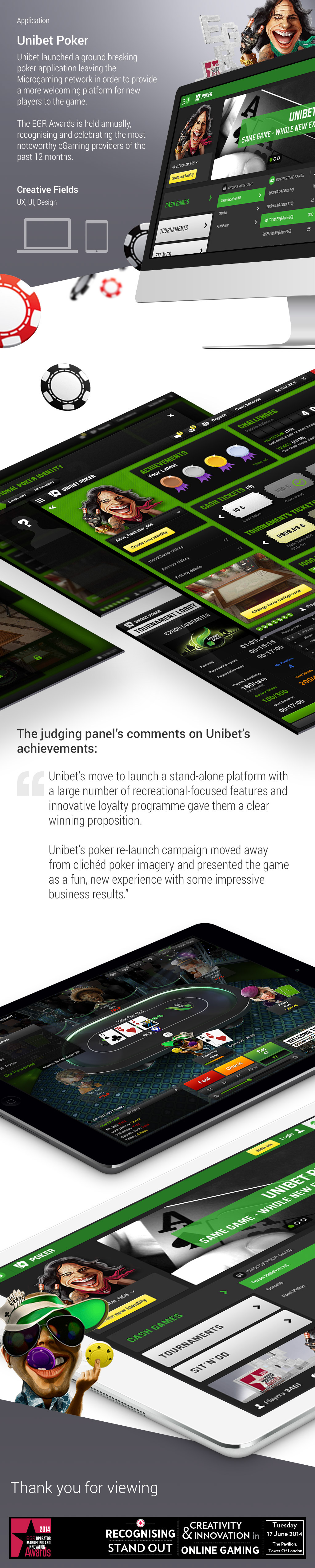 ux UI app design desktop iPad Games Poker