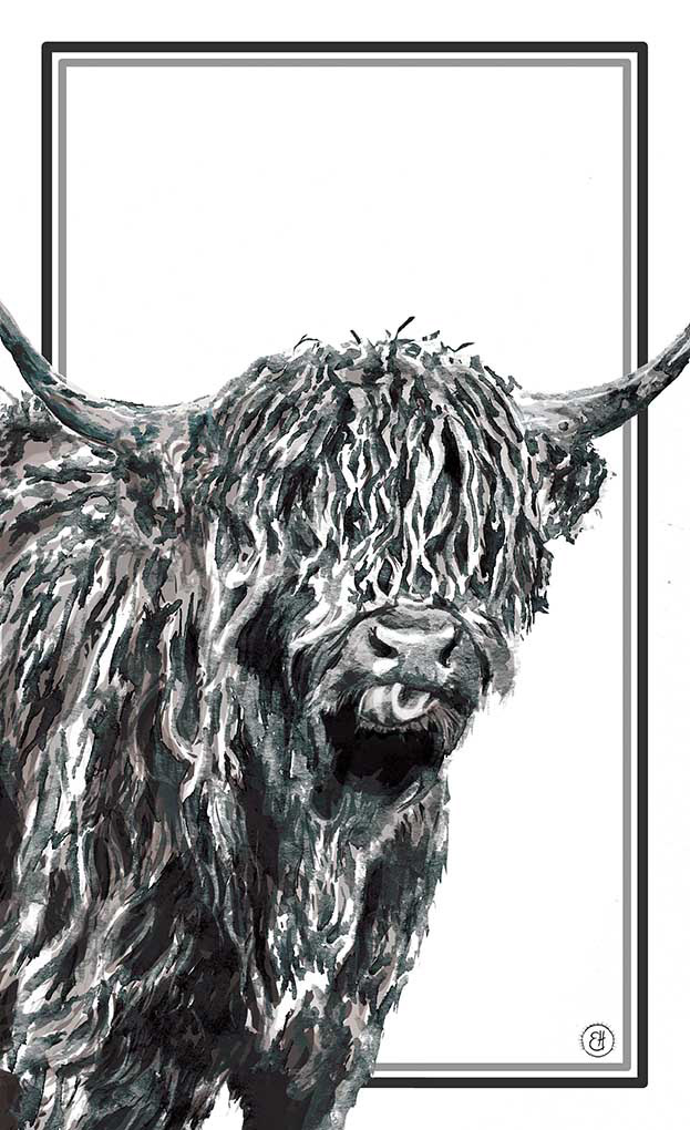 animal artwork bookillustration Childrensillustration cow cs6 cute digital illustration ink picturebook