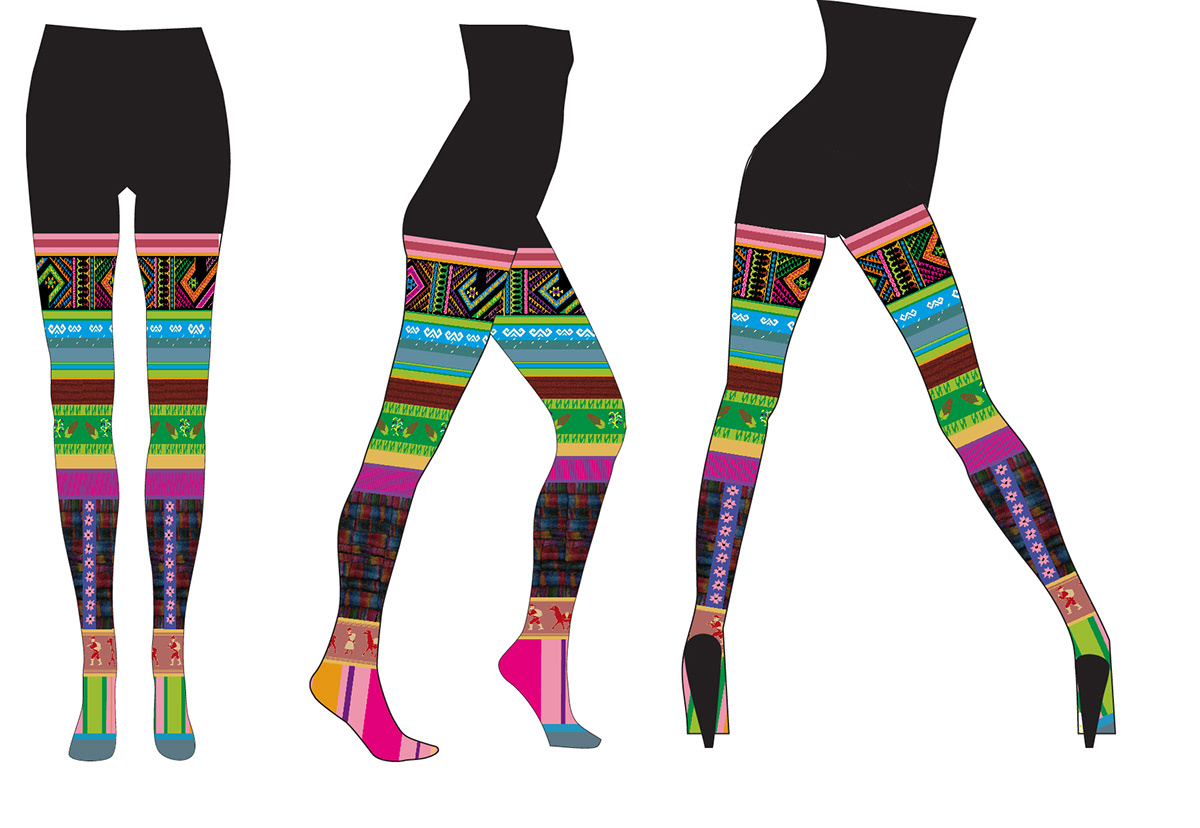 Andean tights Fashion  Ethnic LatinAmerica