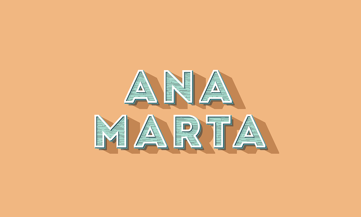 logo name ana marta identity brand