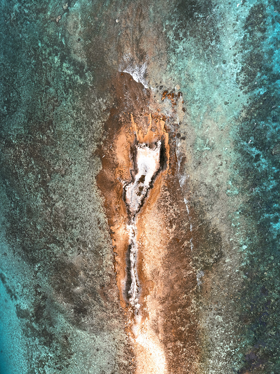 abstract Aerial art Australia FINEART islands Ocean reef sea