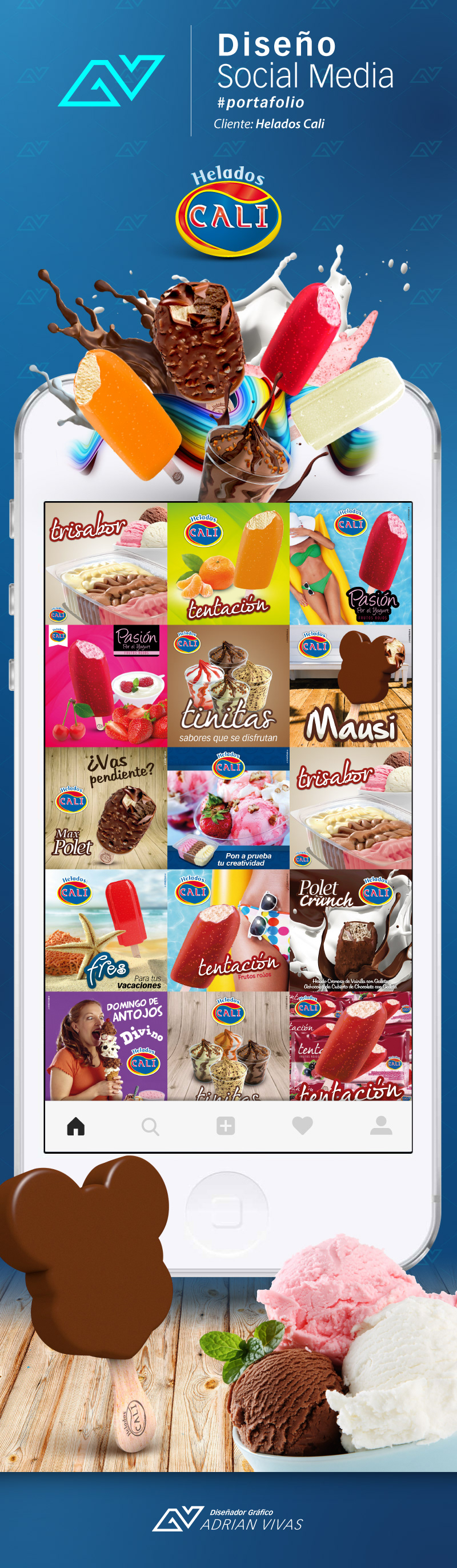 helados redes sociales ice cream social media