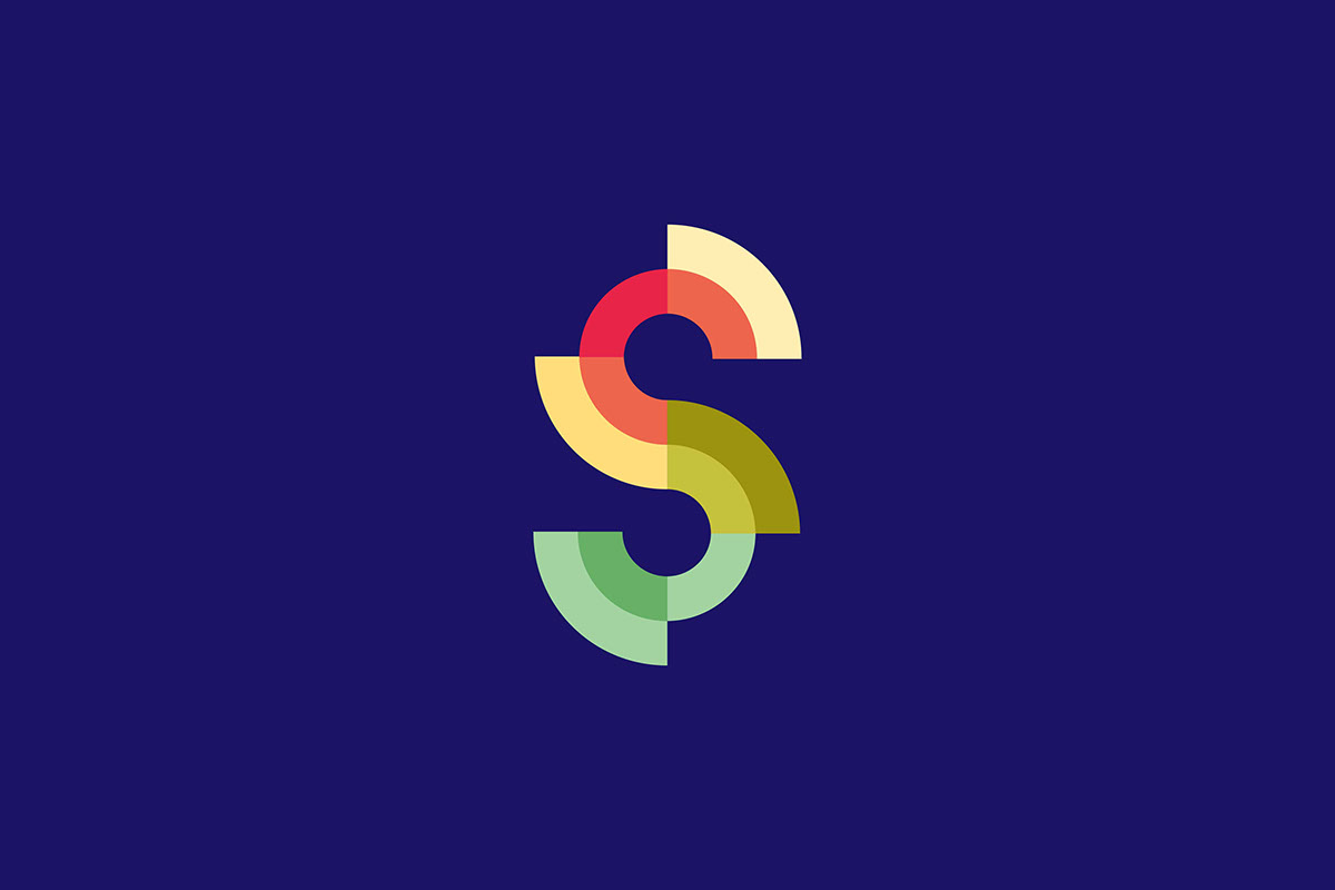brand identity colorful rainbow Music Festival concert poster business card logo logomark banner visual identity