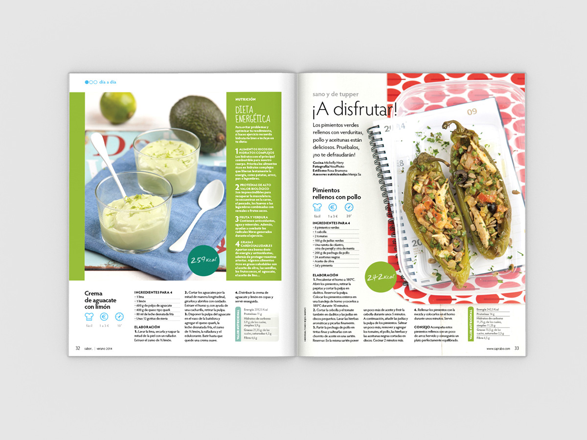 cook kitchen cocina caprabo Sabor recetas chef editorial magazine revista