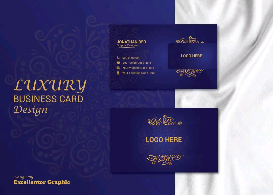 business luxury business card Brand Design