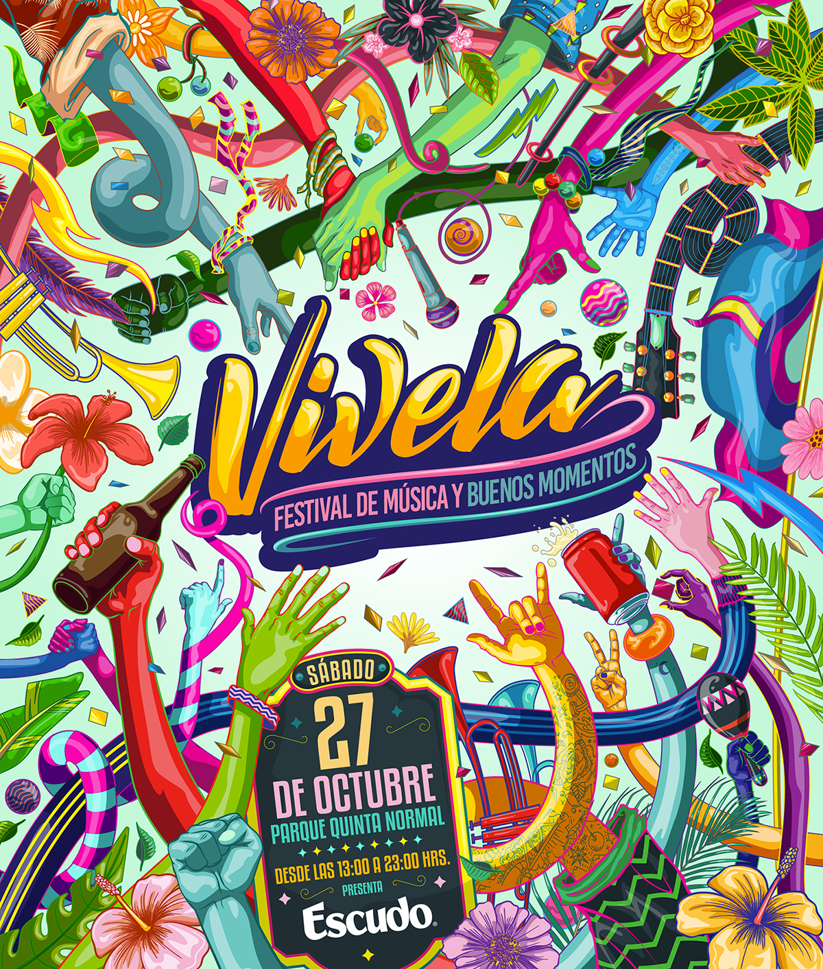 Vívela Fest 2018 / Key Visual on Behance