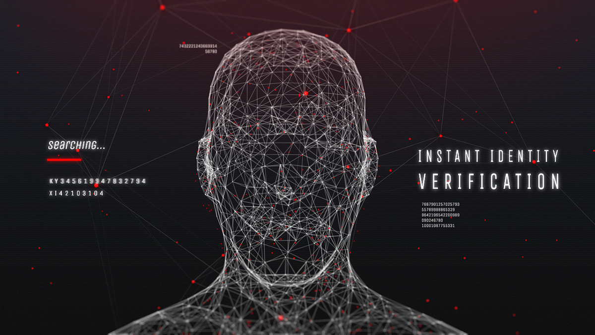 Facial Recognition motion graphics  cinema 4d after effects plexus Trapcode scan Technology animation  brand