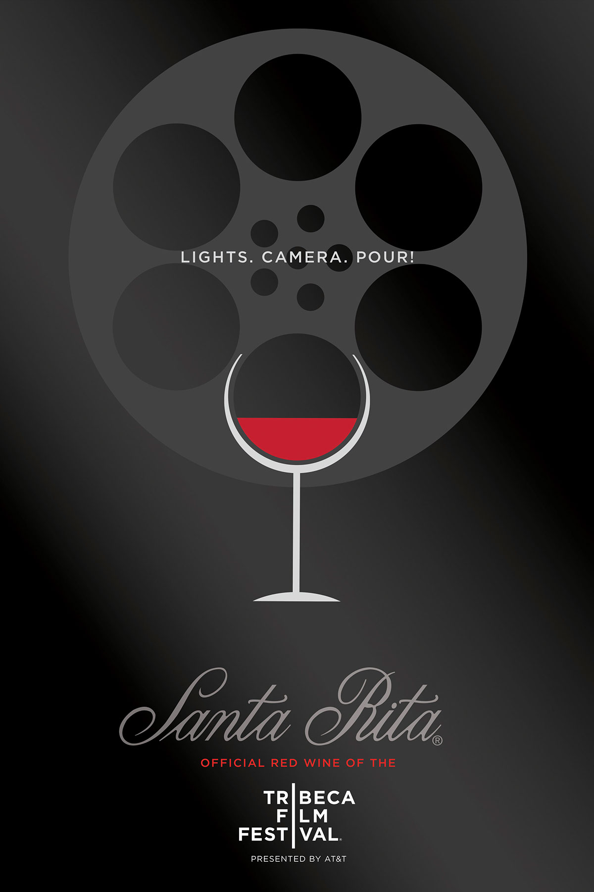 wine poster graphic design 
