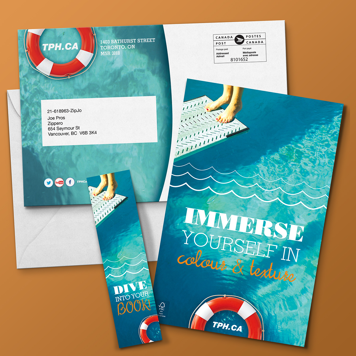 offset printing Direct mail summer mailer