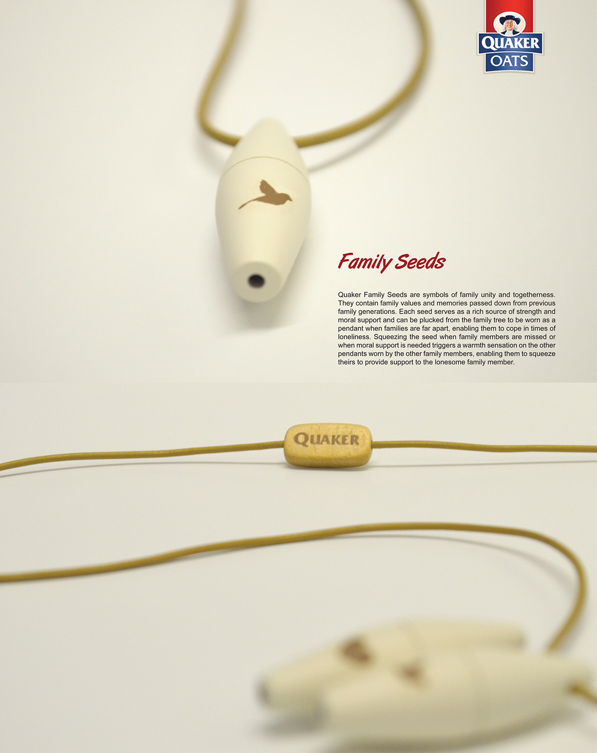 pendant family  seeds  branding  Jewelry
