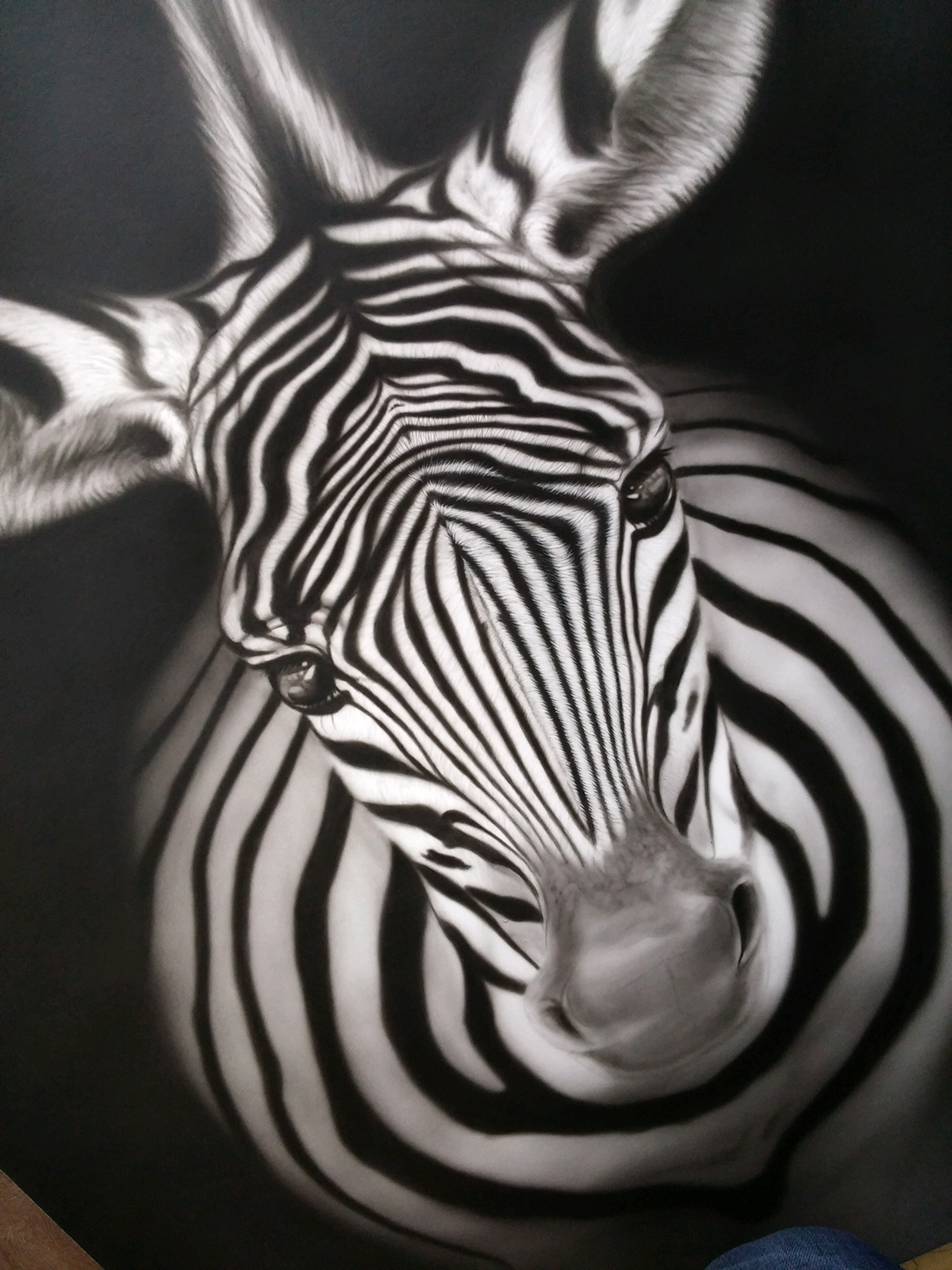 Drawing  painting   Black Zoo Project airbrush Fine Arts  Artworm
