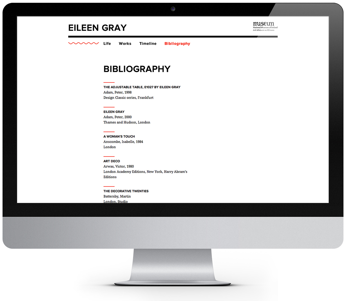 eileen gray Eileen Gray 960gs furniture modernism irish Website