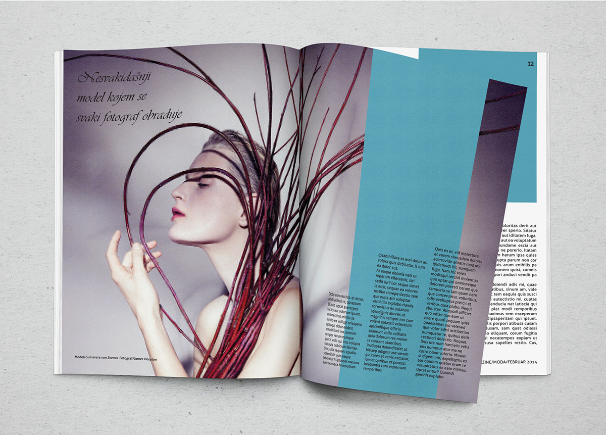 magazine Layout Layout Design design Wad magazine