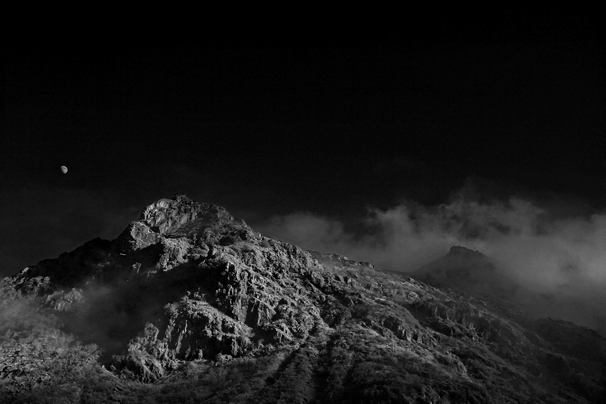 Altitude monochrome b&w blackandwhite simple adventure minimal state India