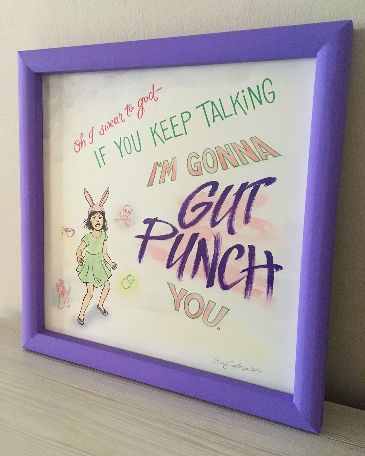 lettering HAND LETTERING hand type bob's burgers tina belcher gene belcher louise belcher television gallery show Los Angeles Fun funny