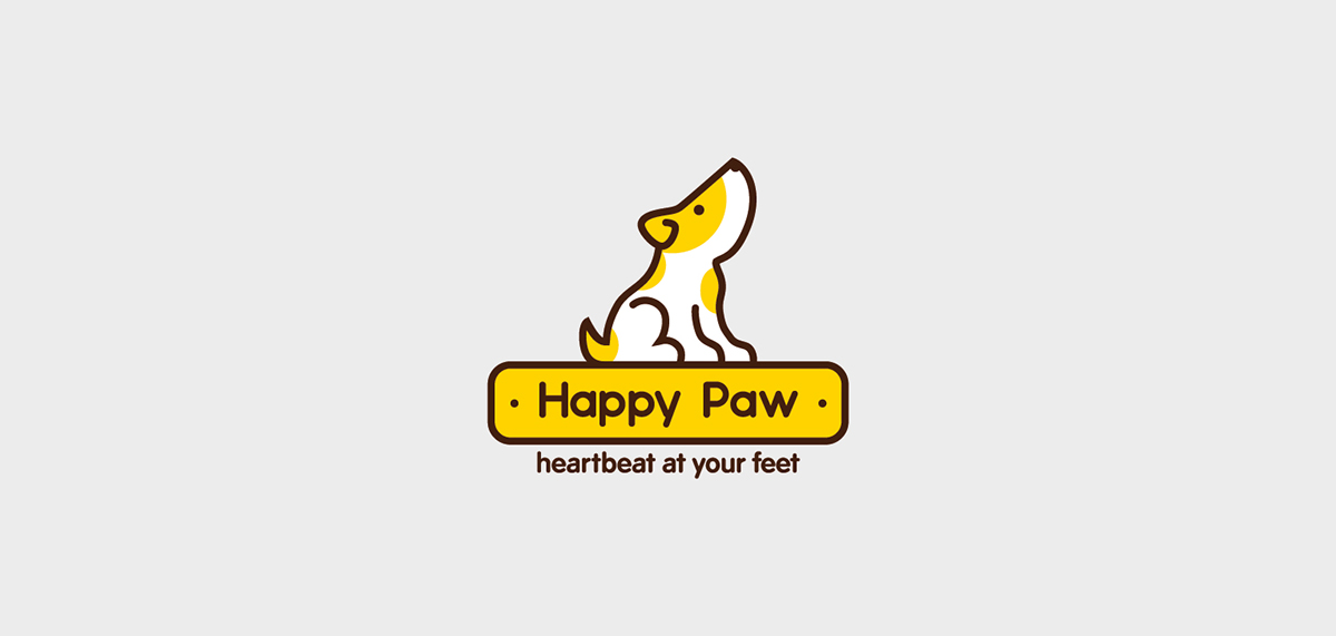 logo logos logotypes Logotype happy paw law firm creative dog arrow