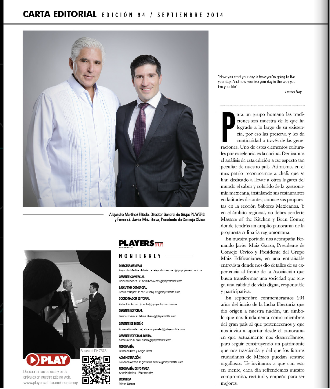 revista players Players Arróniz players issue daniel arroniz photo magazine