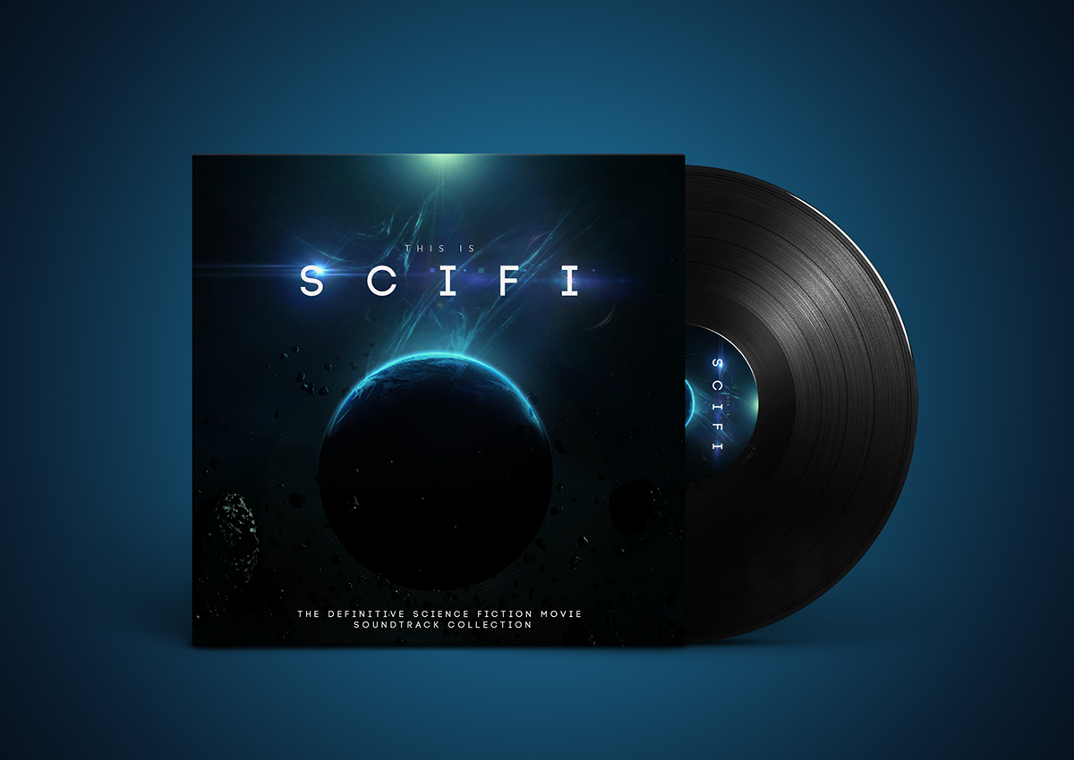 Scifi science fiction album artwork Space  future universe Planets galaxy