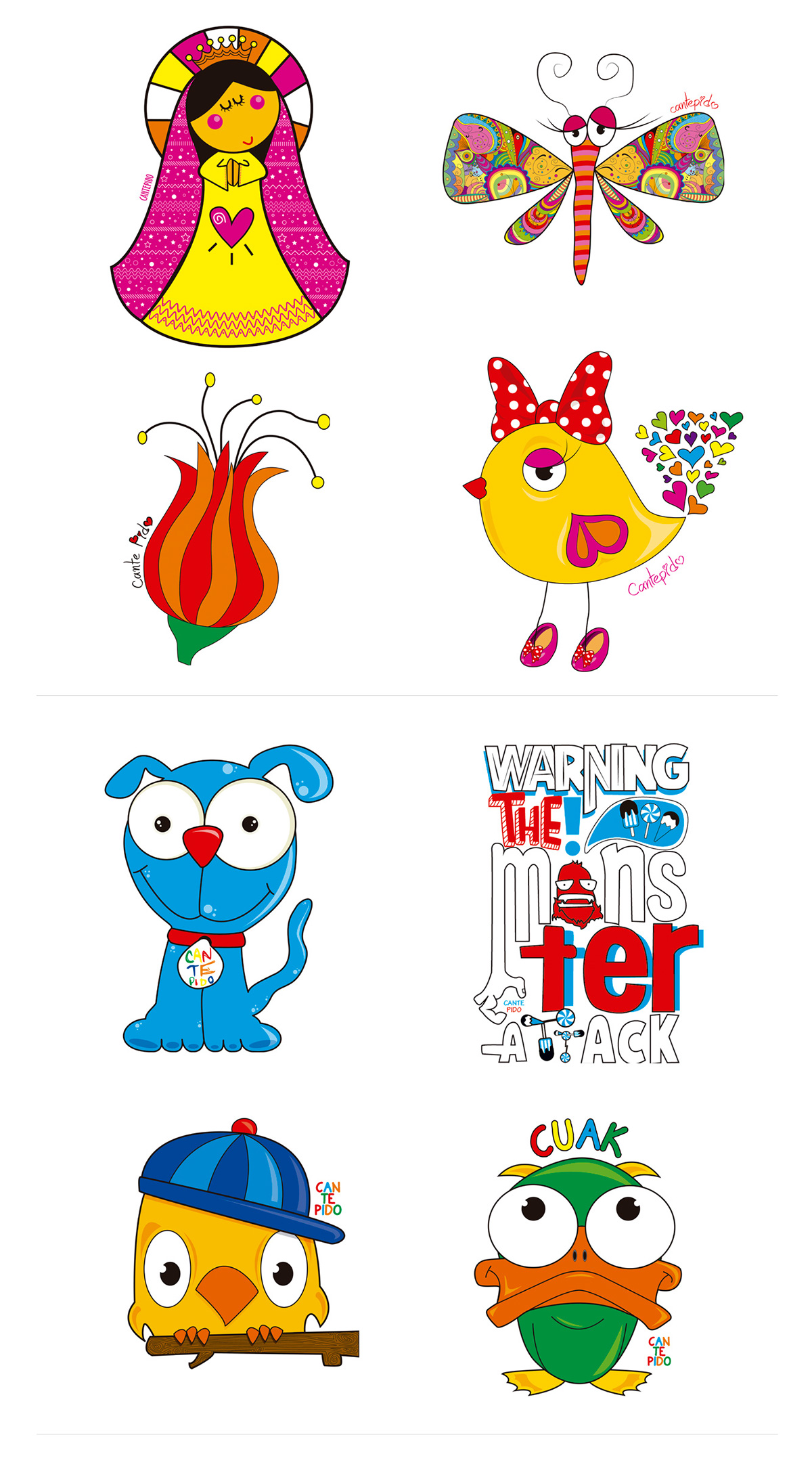 indumentaria infantil indumentaria infantil Estampas estampado bordado Ropa niños diseño ilustracion dibujos color