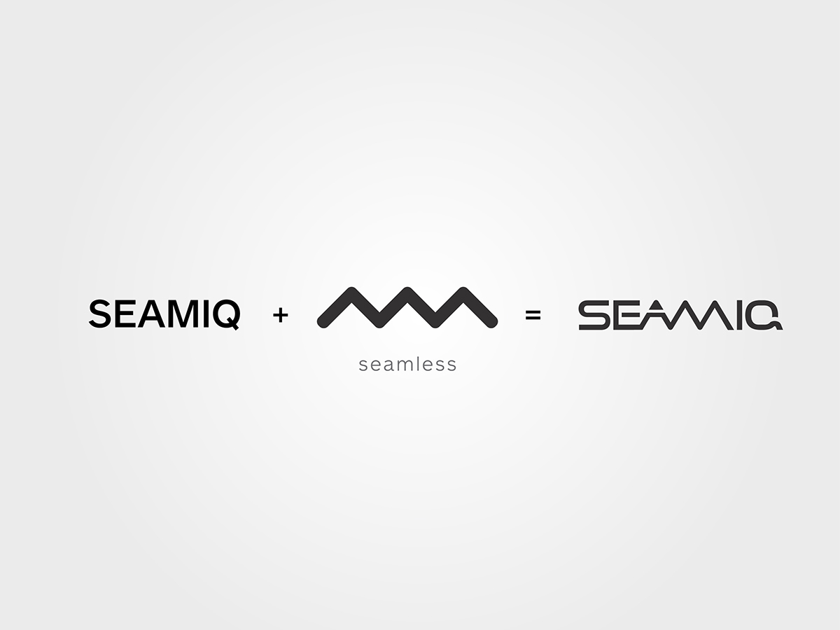 logo Seamiq creative bay guideline stationary sketch pattern brand identity branding 