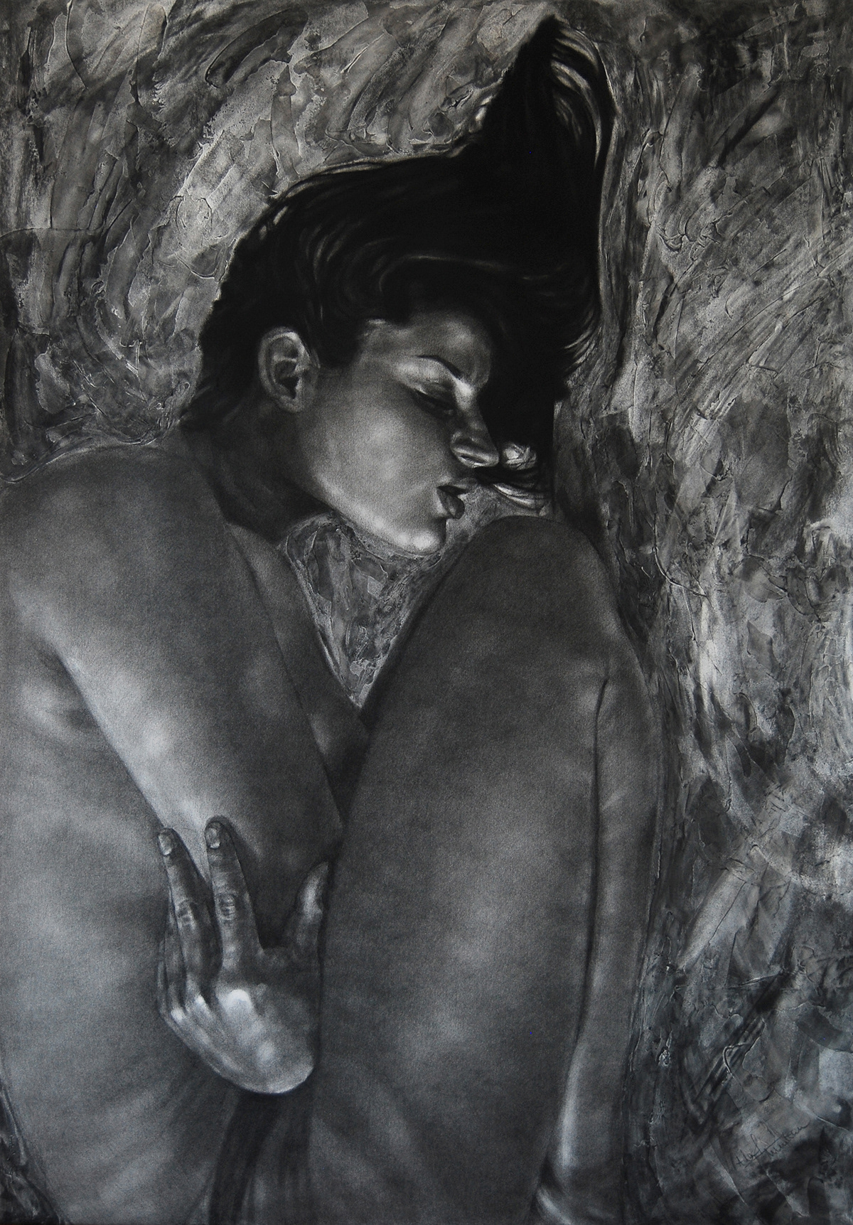Human Figure anatomy charcoal dreams