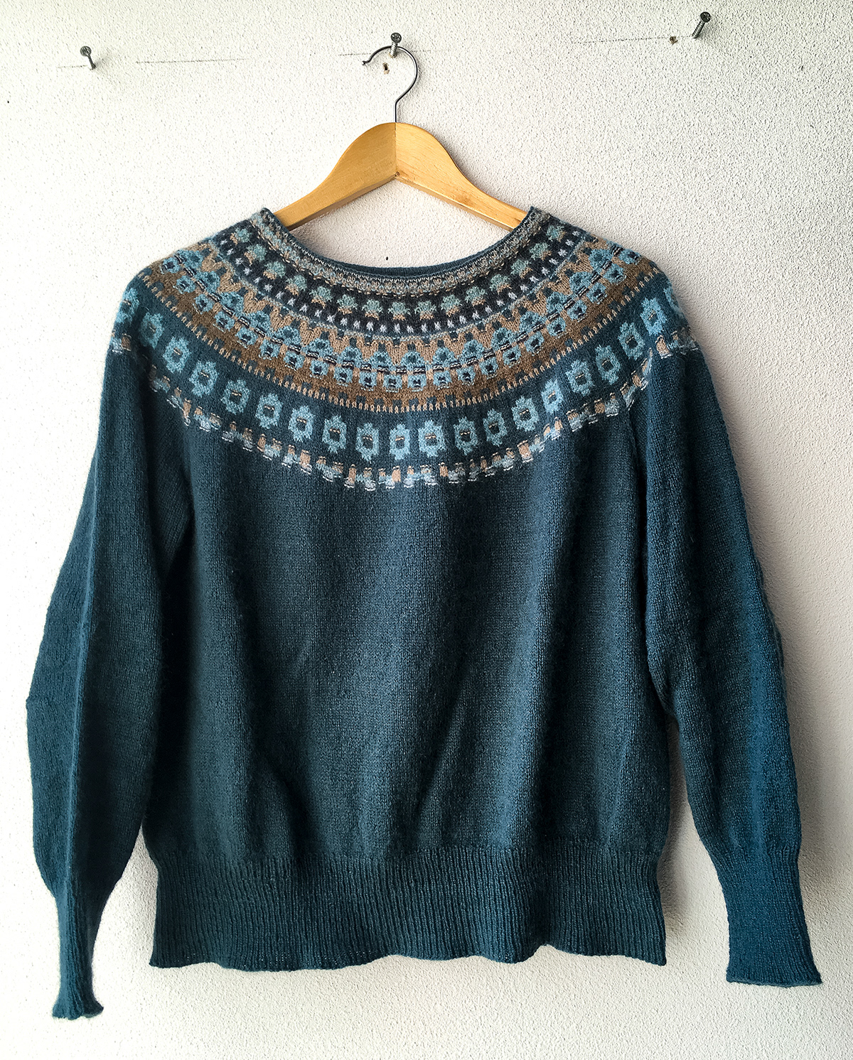 trui jumper sweater fair isle knitting yarn wool marianne isager bohuslän MyOwnDesign