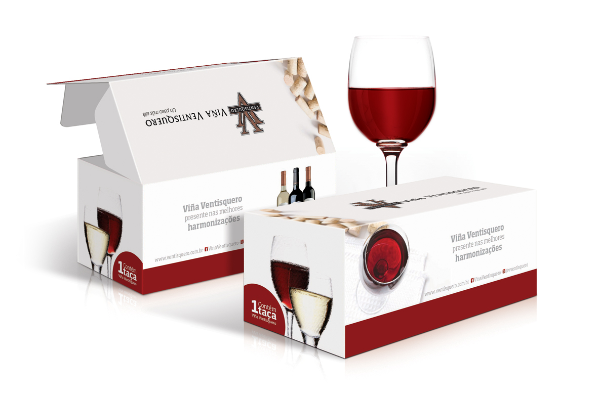 wine PDV e-mail marketing glass Packaging table tent Champagne imported