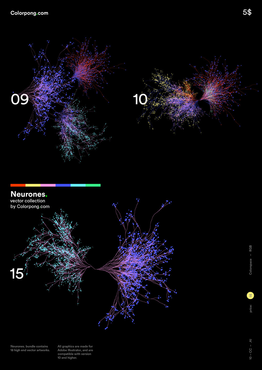 brain neuron science Data Big Data colorful modern identity resources medical