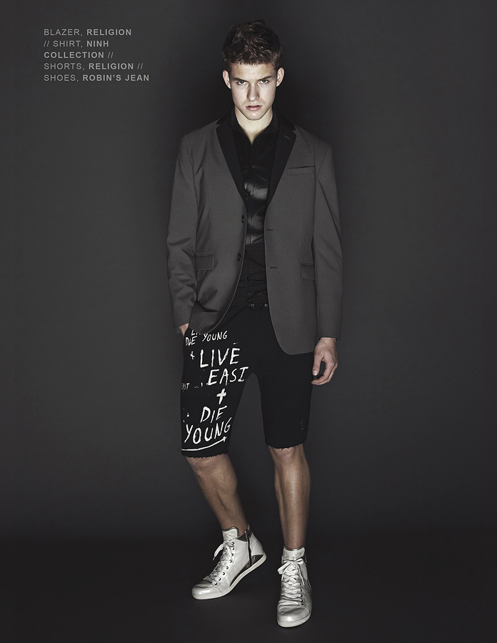 New York Toronto styling  model male kenton magazine editorial men retouch retoucher