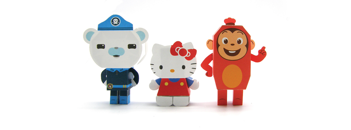 papertoy kitty COCOMONG Octonauts 코코몽 4bd Samsung Publisher 페이퍼토이