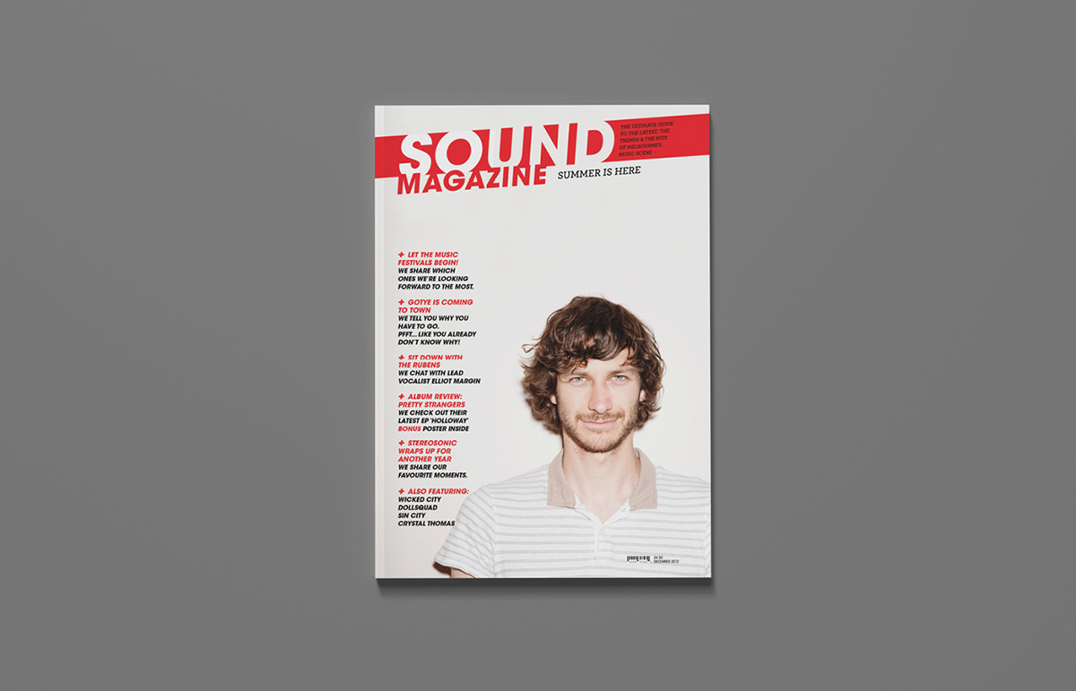 Adobe Portfolio concept magazine Booklet print