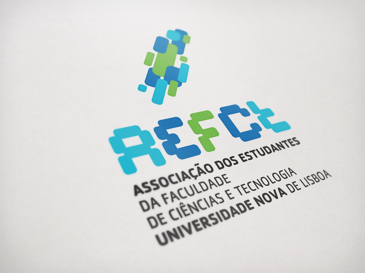 fct Logotipo estacionário design gráfico