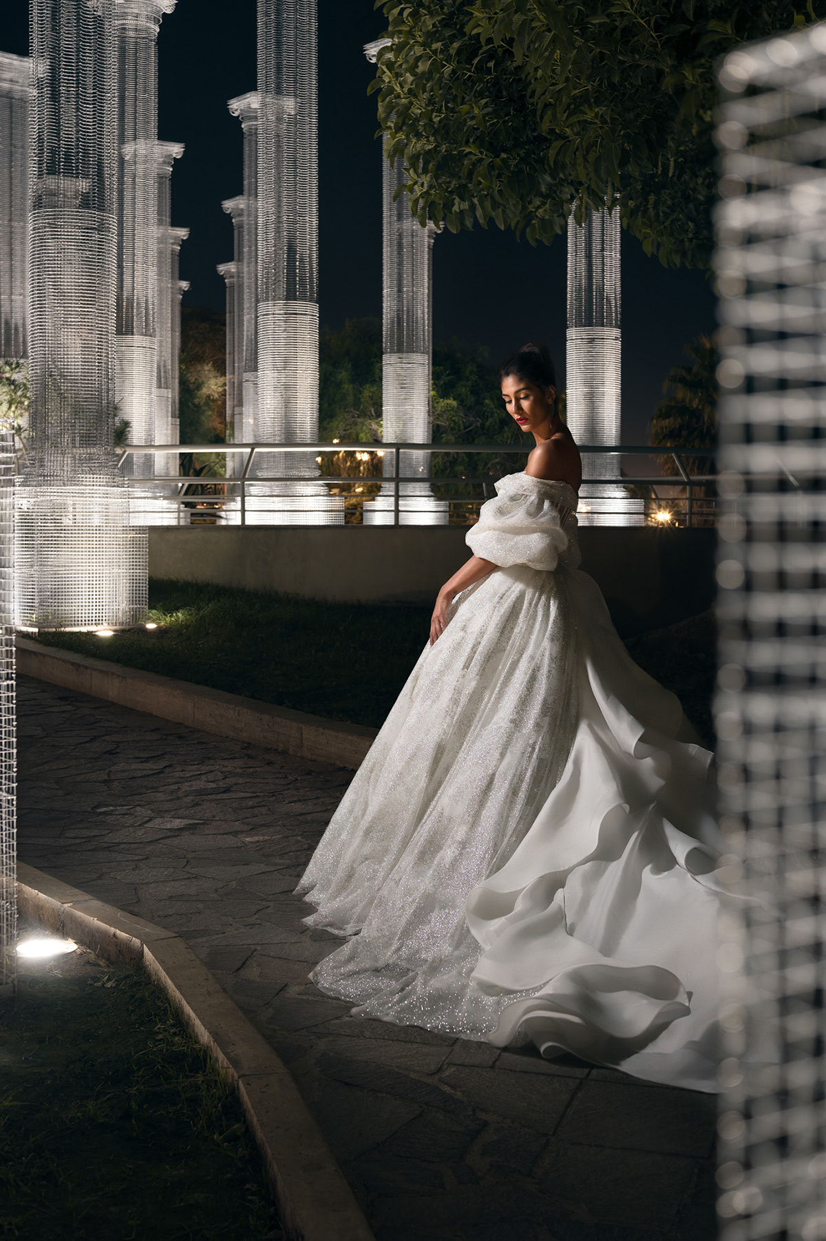 Advertising  bride wedding dress Fashion  photoshop retouch retouching  postproduction compositing