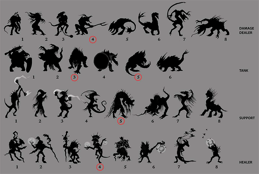 concept art characters creatures
