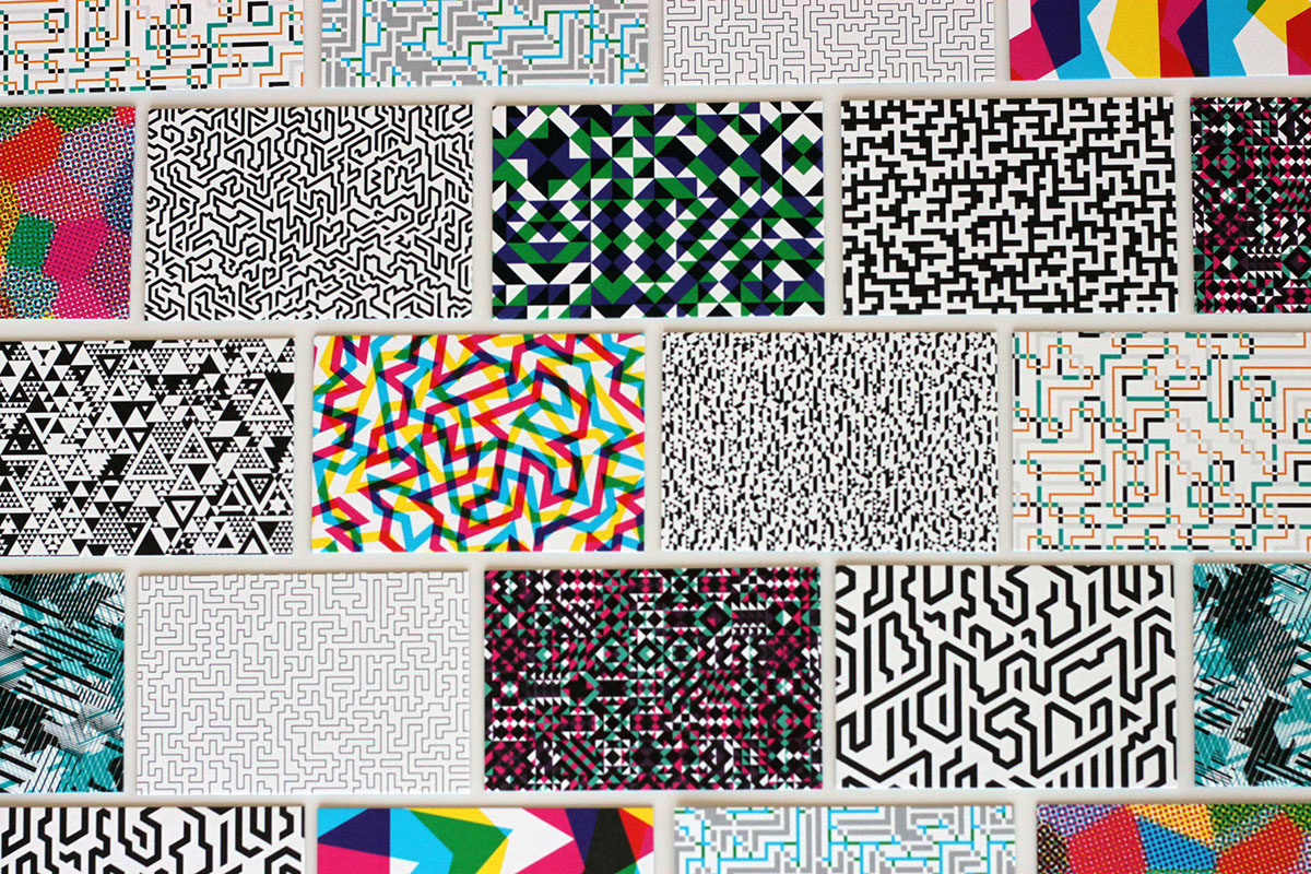 Business Cards LCC branton william pattern design moo.com printfinity 600gsm colour