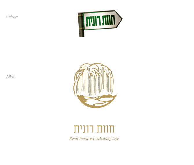 ronit farm  israel dan alexander design  logo