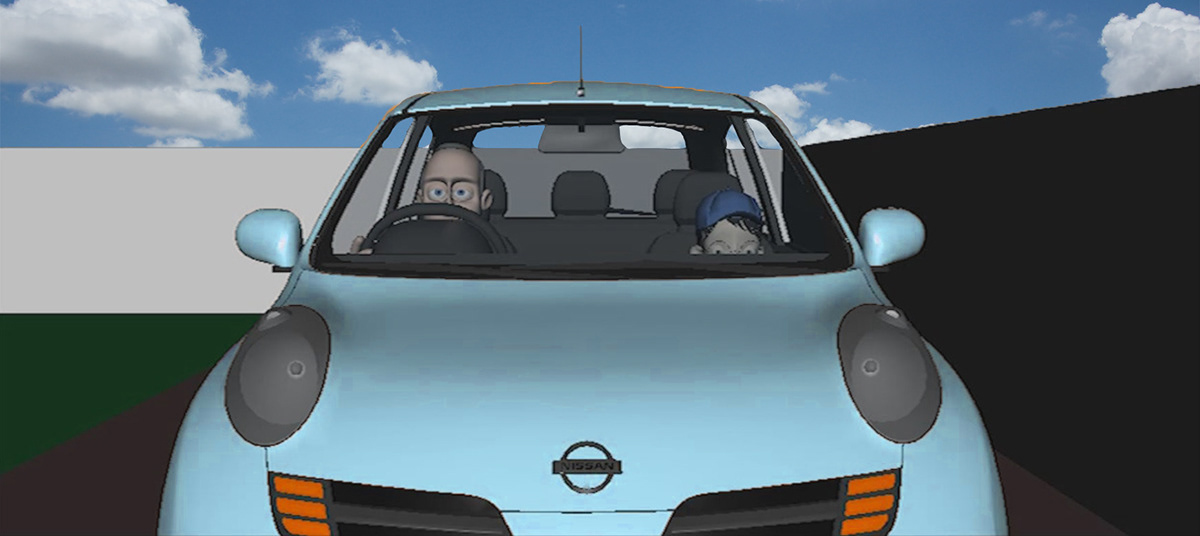 3d animation short film social awareness encourage curious kids car crash