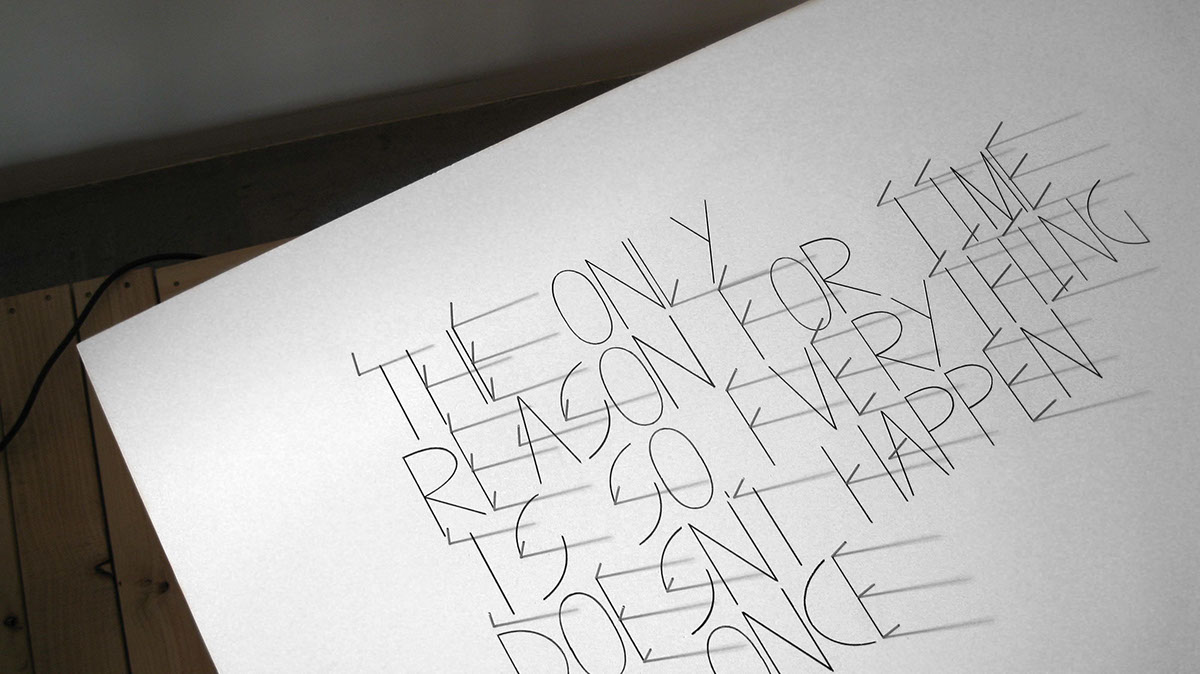 typograpgy handmade typography Anzac Tasker Lighting graphics